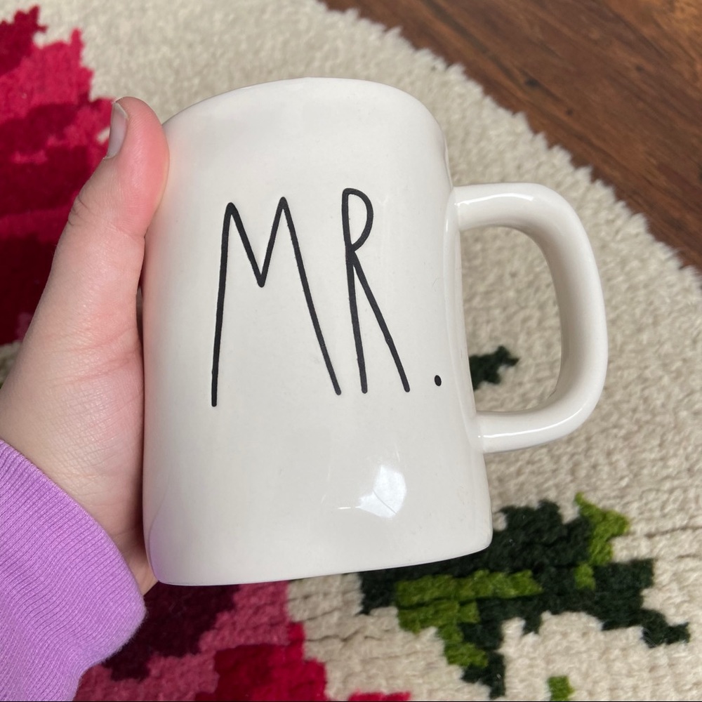 Rae Dunn Cream Mr. Ceramic Coffee Mug